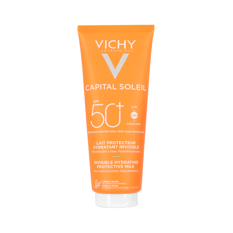 Vichy Capital Soleil Spf Leche Solar Rostro Y Cuerpo Ml