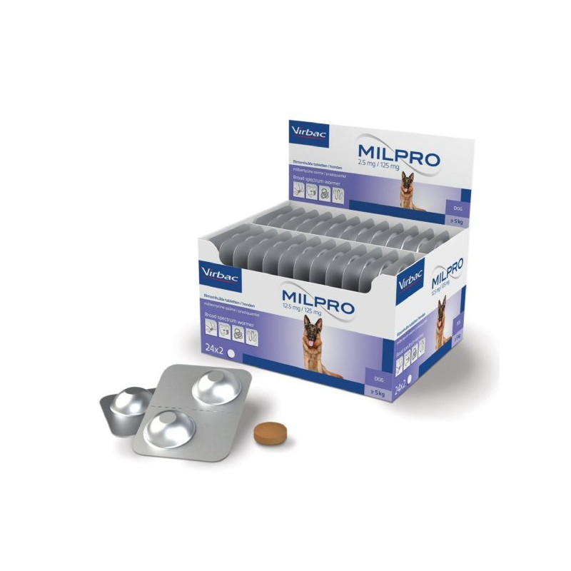 Milpro Cães 12,5 /125mg 48comp
