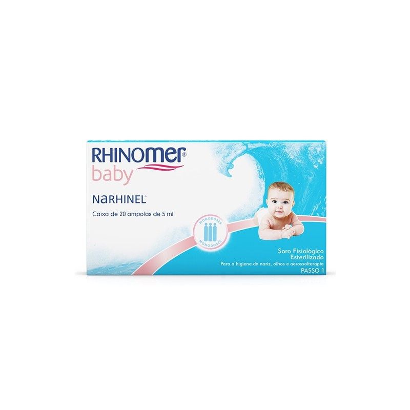 Rhinomer Baby Soro Fisiológico 20 ampolas de 5ml