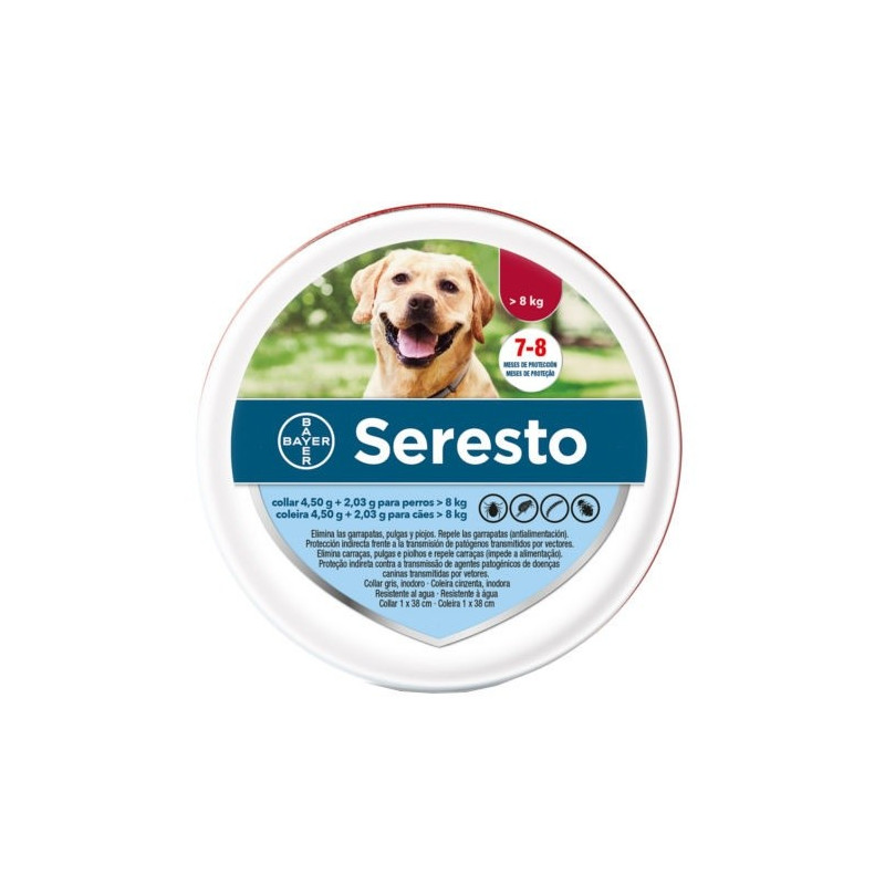 Seresto Collier Chien +8kg 70cm