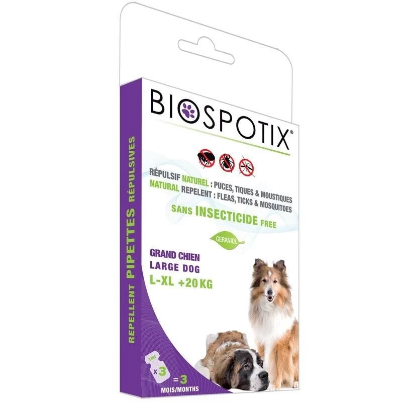 Biospotix Cão +20kg 3 pipetas