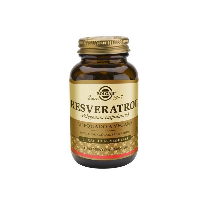 Solgar Resveratrol 60 cápsulas vegetais