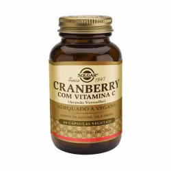 Solgar Cranberry com  Vitamina C 60 Cápsulas