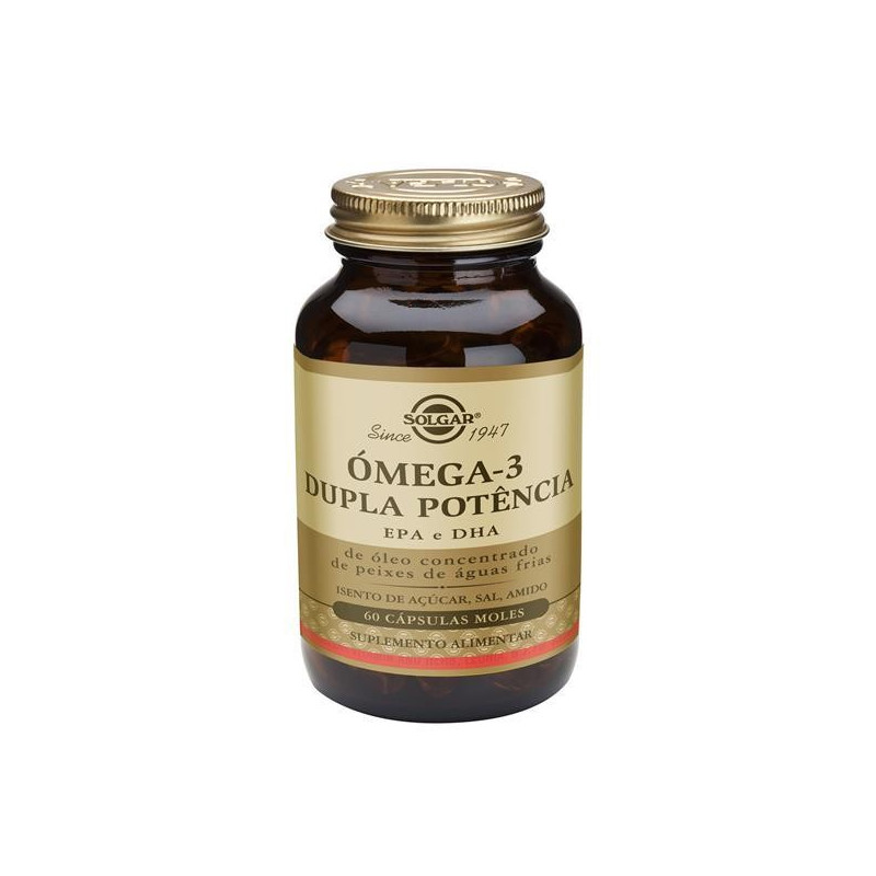 Solgar Omega-3 Dupla Potência 60 Cápsulas