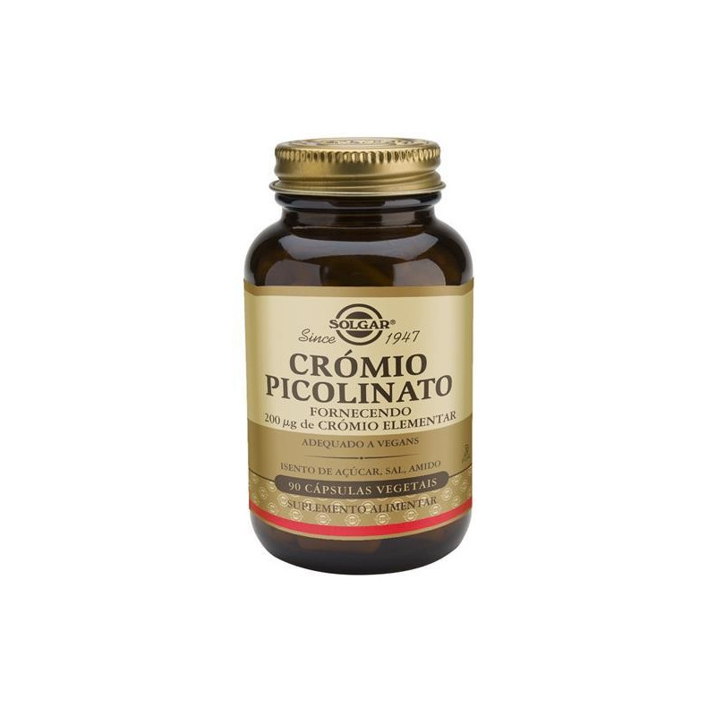 Solgar Crómio Picolinato 90 Cápsulas
