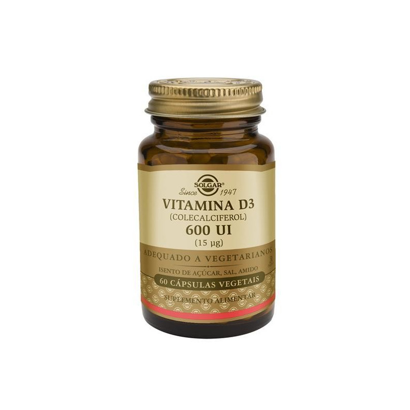 Solgar VitaminA D3 600Ui 60 cápsulas