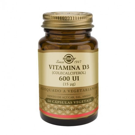 Solgar VitaminA D3 600Ui 60 cápsulas