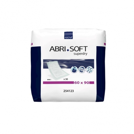 Abena Abri-Soft Superdry Resguardos Descartáveis 60X90cm 30 unidades