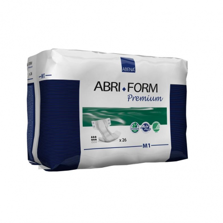 Abena Diaper Incontinence Abri-Form Premium M1 Taille M 26unit.