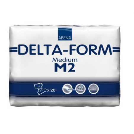 Abena Delta-Form M2 Incontinence Diaper Tam.M 20unit.