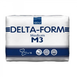 Couche pour incontinence Abena Delta-Form M3 taille M 15unit.