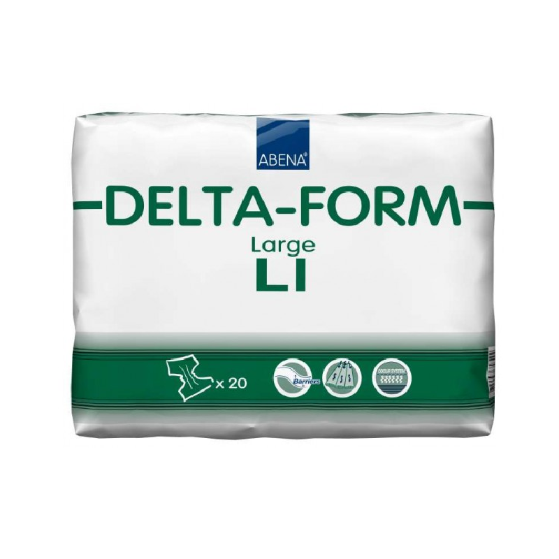 Abena Delta-Form L1 Fralda 20 unidades