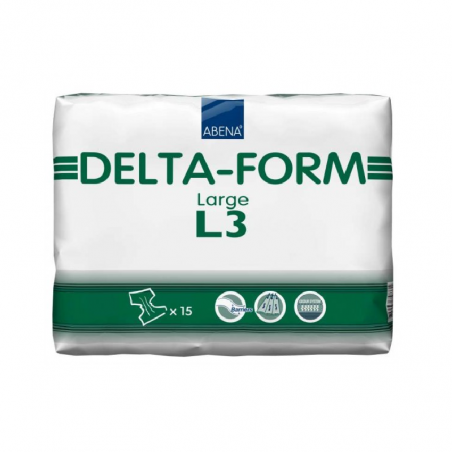 Abena Delta-Form L3 Incontinence Diaper Size L 15unit.