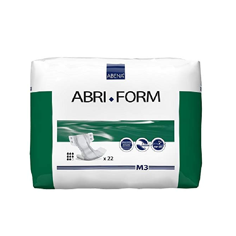 Abena Diaper Incontinence Abri-Form Comfort M3 Size M 22unit.