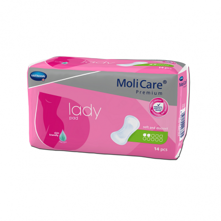 MoliCare Premium Lady Pad 2 gouttes 14 unités