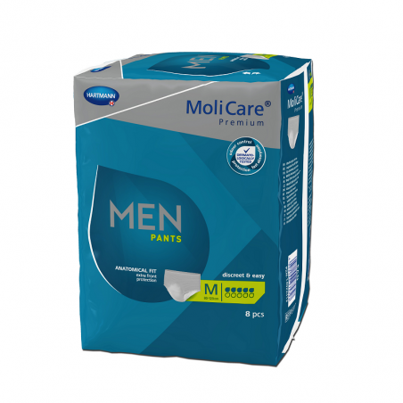 Pantalon MoliCare Premium pour hommes 5 gouttes taille 8 unités