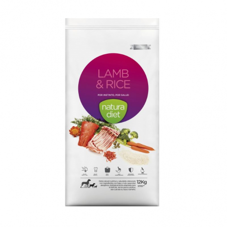 Natura Diet Lamb & Rice 12Kg