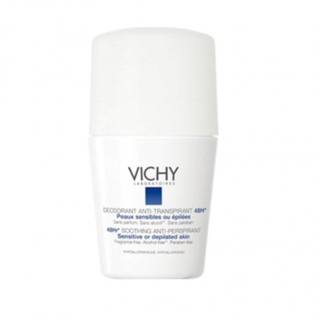 Vichy Anti-Transpirant 48 Heures Peaux Sensibles Roll-On 50 ml
