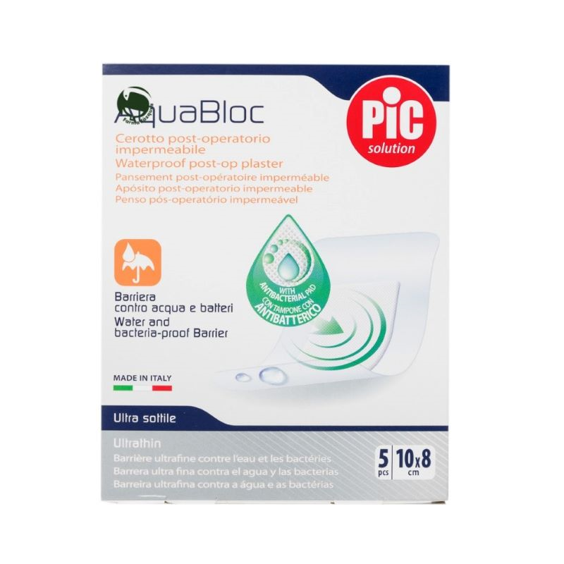 Pic Solution AquaBloc Penso Pós-operatório Impermeável 10x8cm 5unid