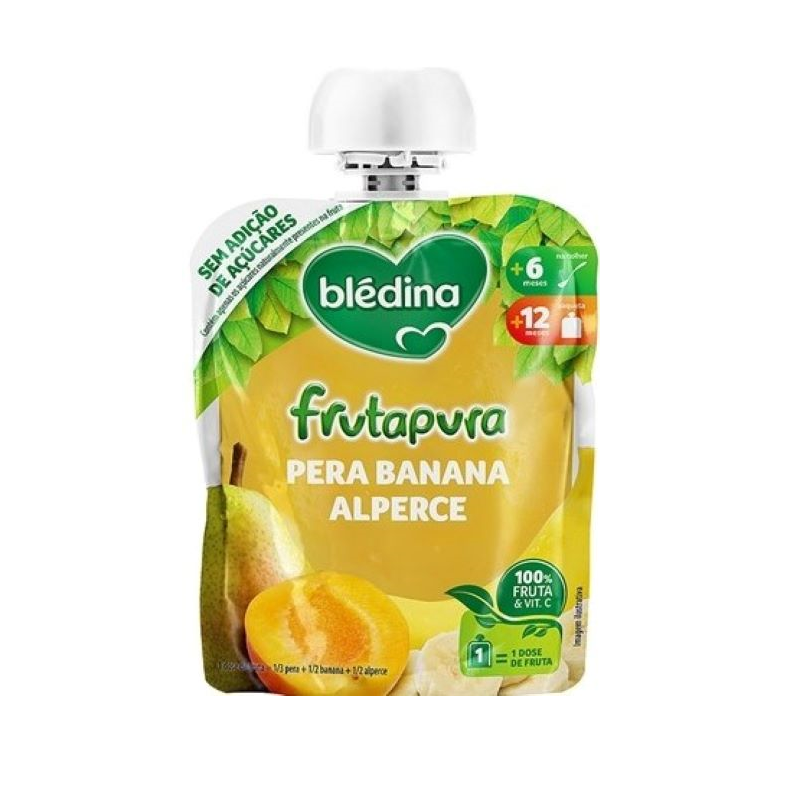 Blédina Pera Plátano Albaricoque Sobre 90g