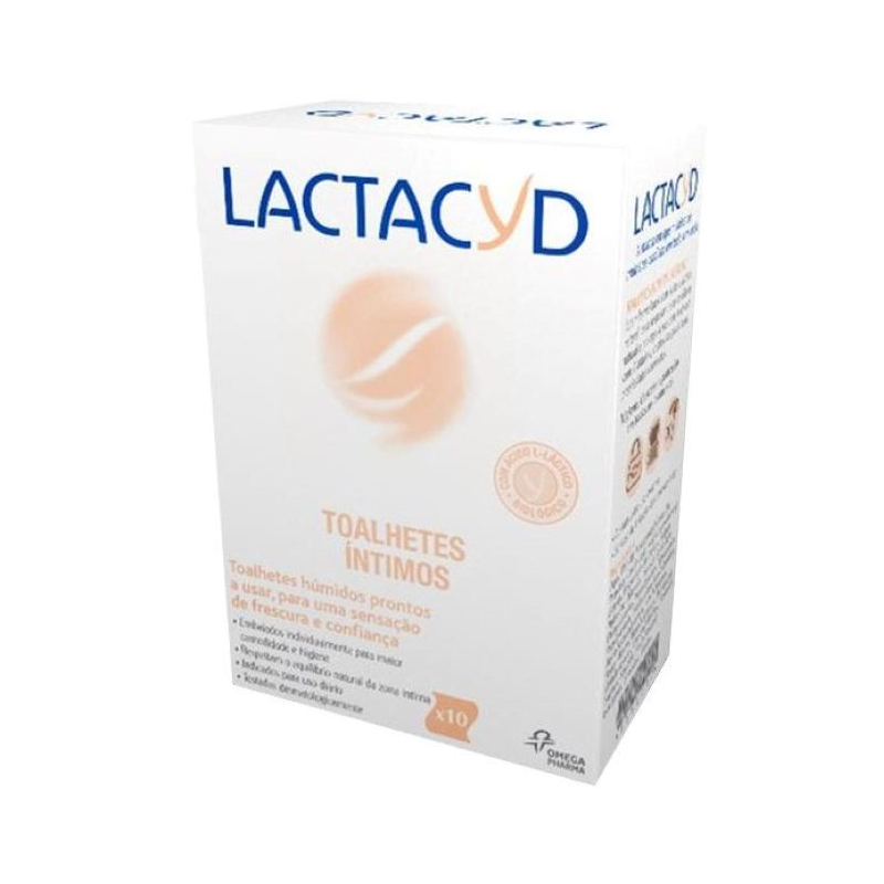 Lactacyd Lingettes Intimes 10 unités