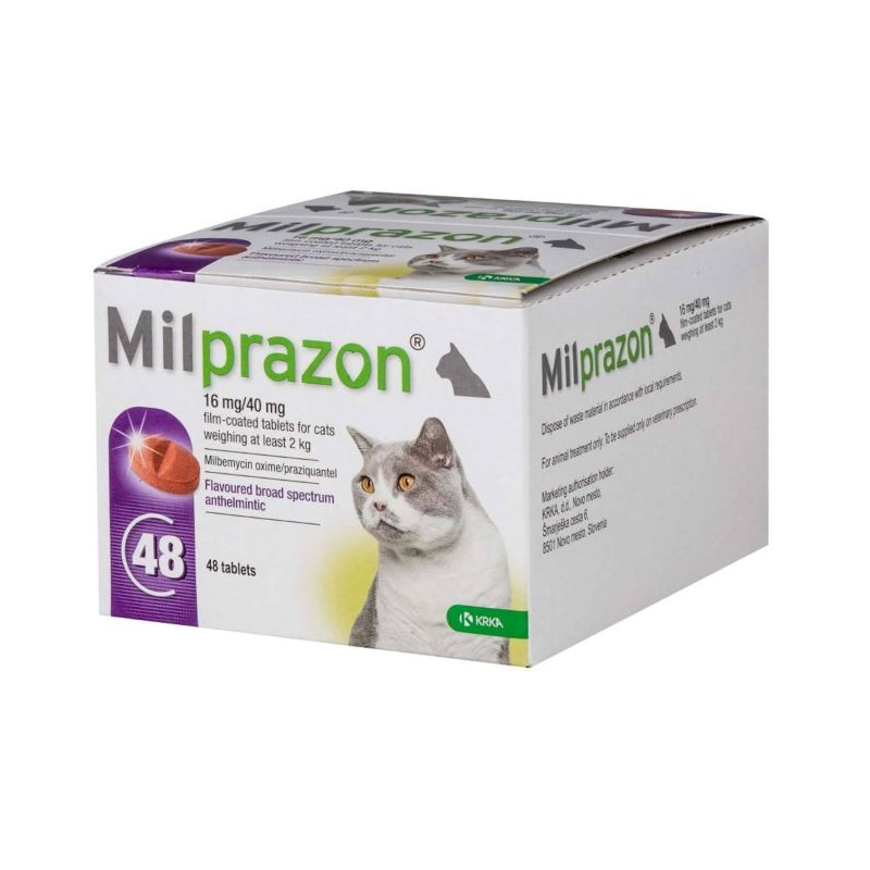 Milprazon 16mg / 40mg 48 comprimés