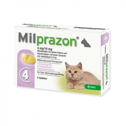 Milprazon 4mg/10mg 4 comprimidos
