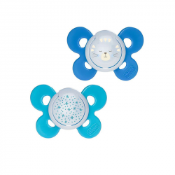 Chicco Chupetas Physio Comfort Silicone Azul 16-36m