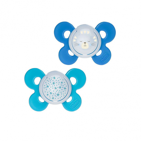 Chicco Chupetas Physio Comfort Silicone Azul 16-36m