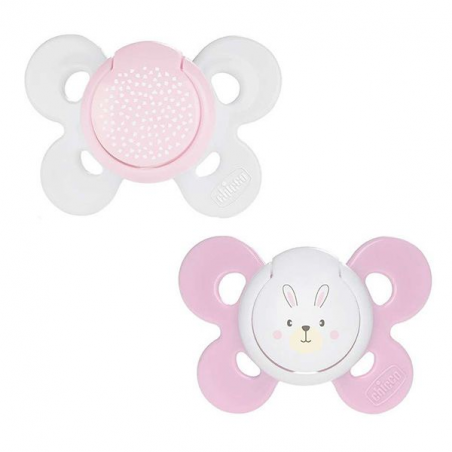 Chicco Physio Comfort Pacifiers Silicone Pink 0-6m