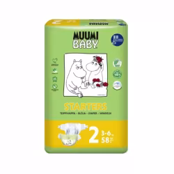 Muumi Baby T2 3-6Kg 58unid
