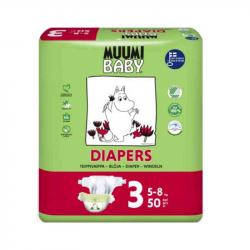 Muumi Baby T3 5-8Kg 50 Diapers