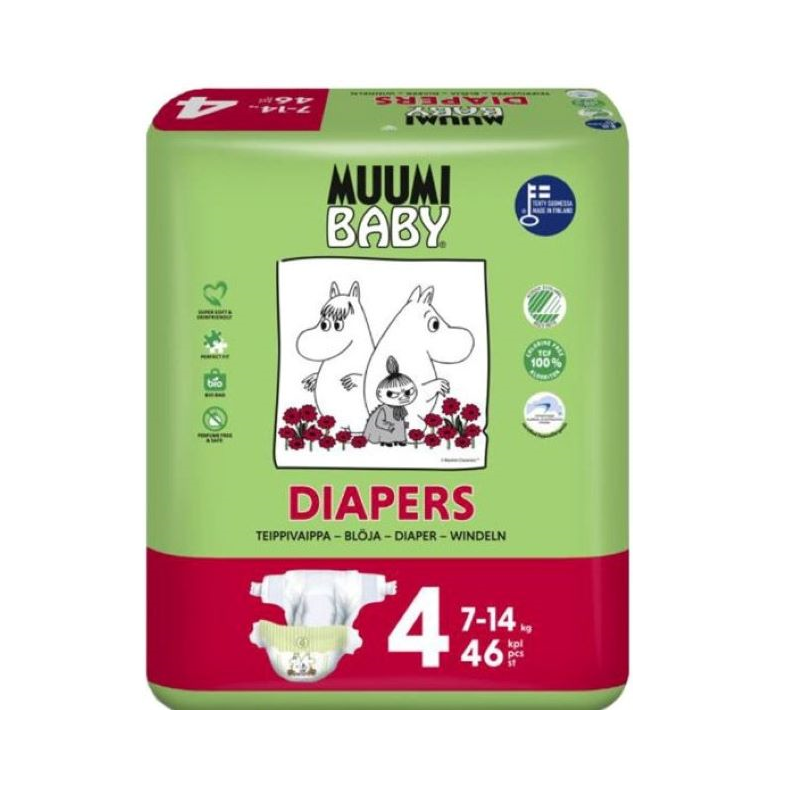 Muumi Baby T4 7-14Kg 46 Fraldas
