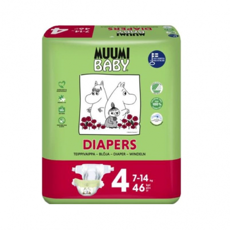 Muumi Baby T4 7-14Kg 46 Diapers