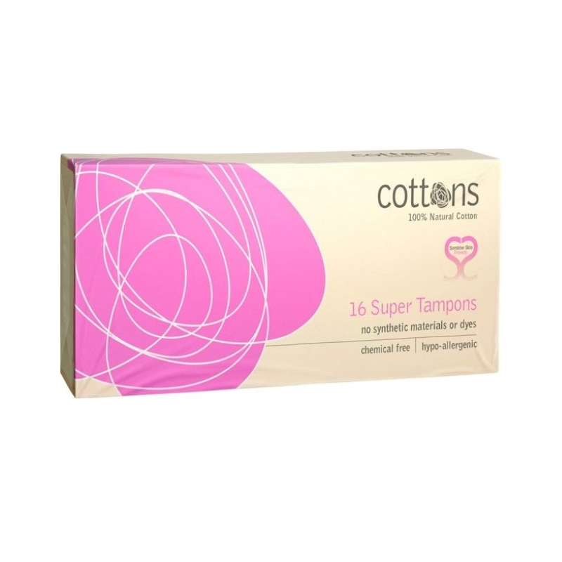 Cottons Tampão Regular Sem Aplicador 16 unidades