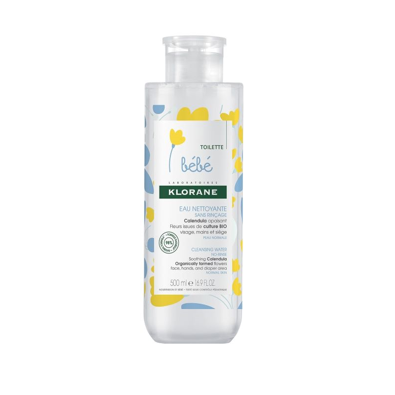 Klorane Bébé Eau Lavante au Calendula 500 ml