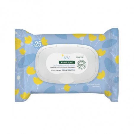 Klorane Baby Cleansing Wipes with Calendula 25 units