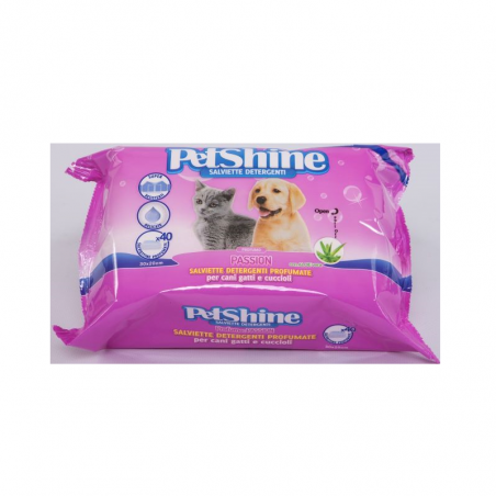 Petshine Toalhitas Paixão 40 unidades