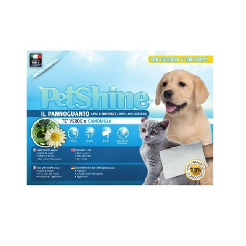 Petshine Luva Chá Verde e Camomila