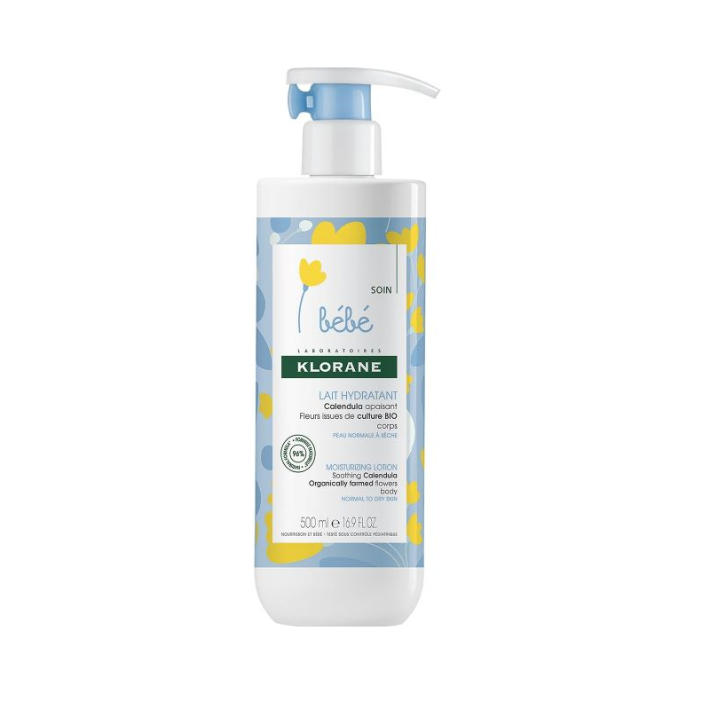 Klorane Bébé Lait Hydratant au Calendula 500 ml