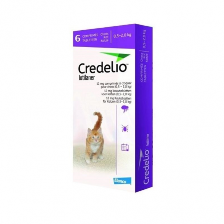 Credelio Cat 12mg 0.5-2Kg 6 tablets