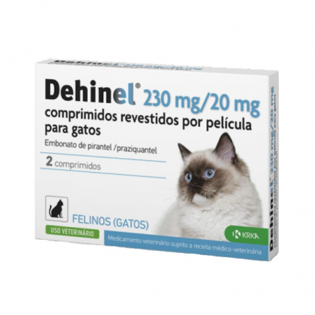 Dehinel 230 mg/20 mg 2 comprimés