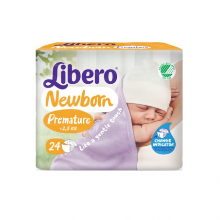 Libero Newborn Premature 24 Fraldas PACK 8 unidades Libero Newborn Premature 24 Fraldas PACK 8 unidades