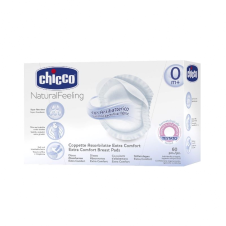 Chicco NaturalFeeling Absorbent Discs 60 units