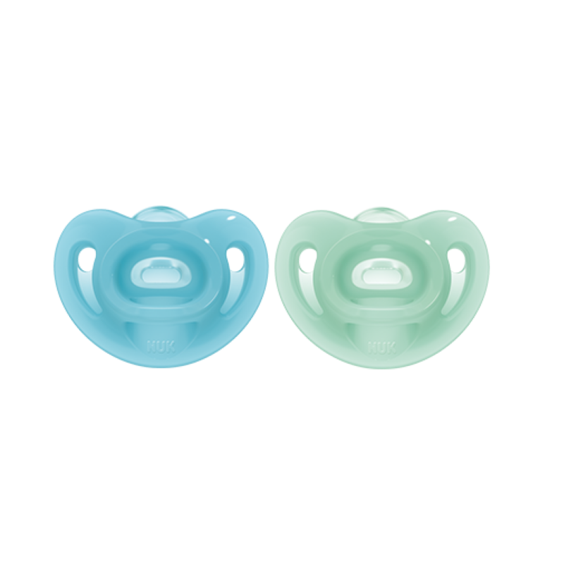 NUK Chupete Sensitive Silicona 0-6m 2 unidades
