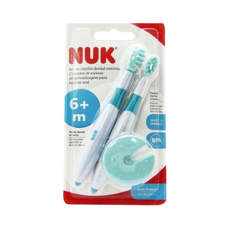 NUK Conjunto de Aprendizagem para Higiene Oral +6m