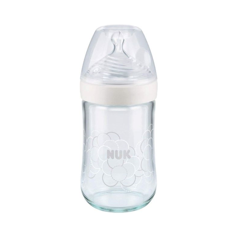NUK Nature Sense Vidro Biberão com Tetina Silicone 240ml
