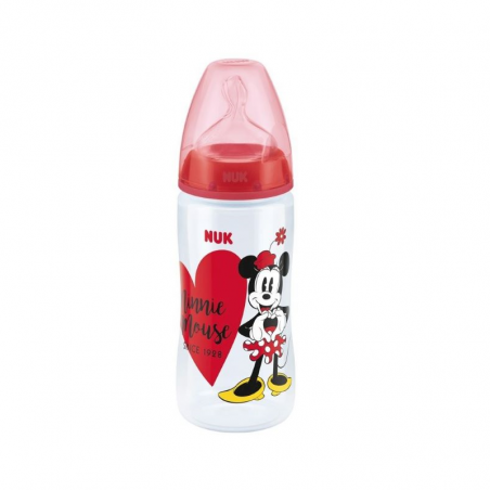 NUK First Choice+ Mickey Mouse Biberão PP Tetina Silicone 0-6m 300ml