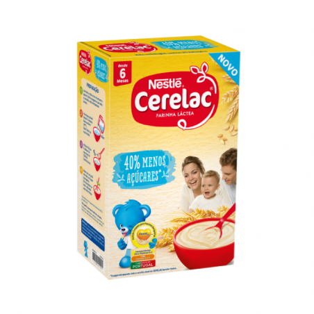 Nestlé Cerelac Trigo Láctea -40% de Açúcares 6m+ 1kg