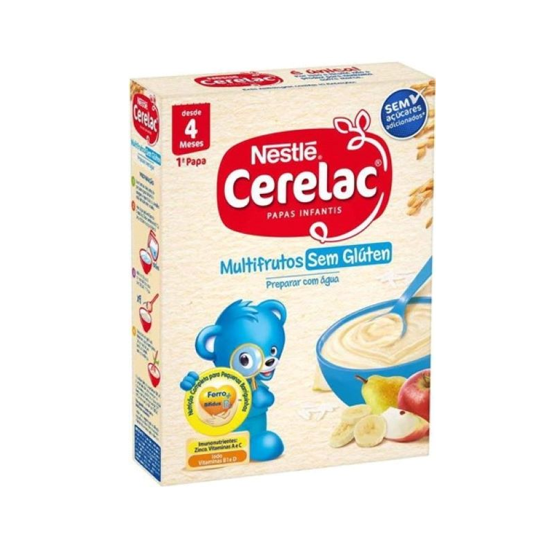 Nestlé Cerelac Primeira Papa Láctea Multifrutos 4m+ 250g